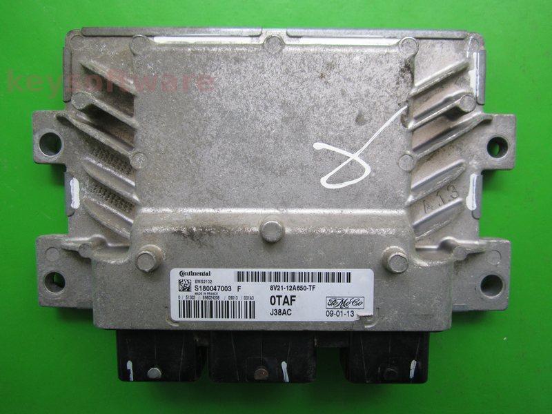 ECU Ford Fiesta 1.4 8V21-12A650-TF S180047003F EMS2102