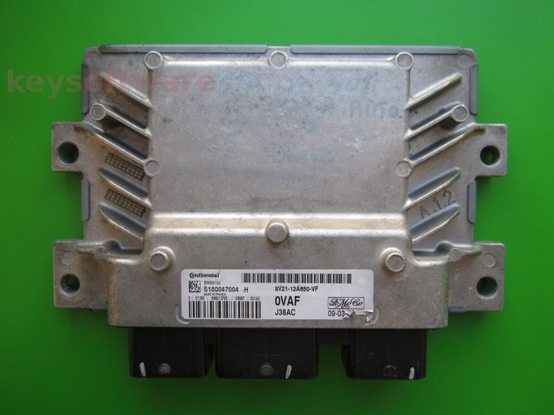 ECU Ford Fiesta 1.4 8V21-12A650-VF S180047004H EMS2102