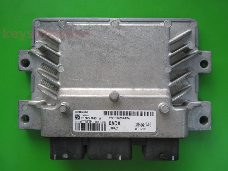 ECU Ford Fiesta 1.4 8V21-12A650-ADA S180047025A EMS2102