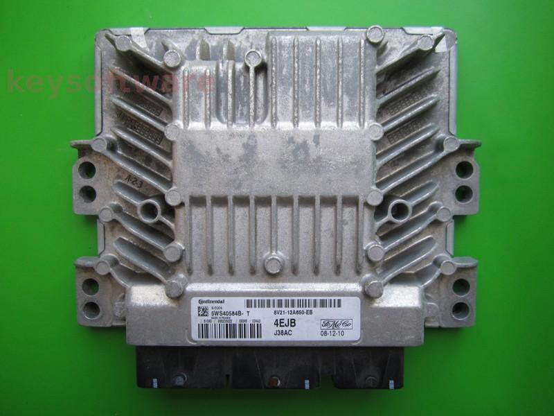 ECU Ford Fiesta 1.4TDCI 8V21-12A650-EB 5WS40584B-T SID206 }