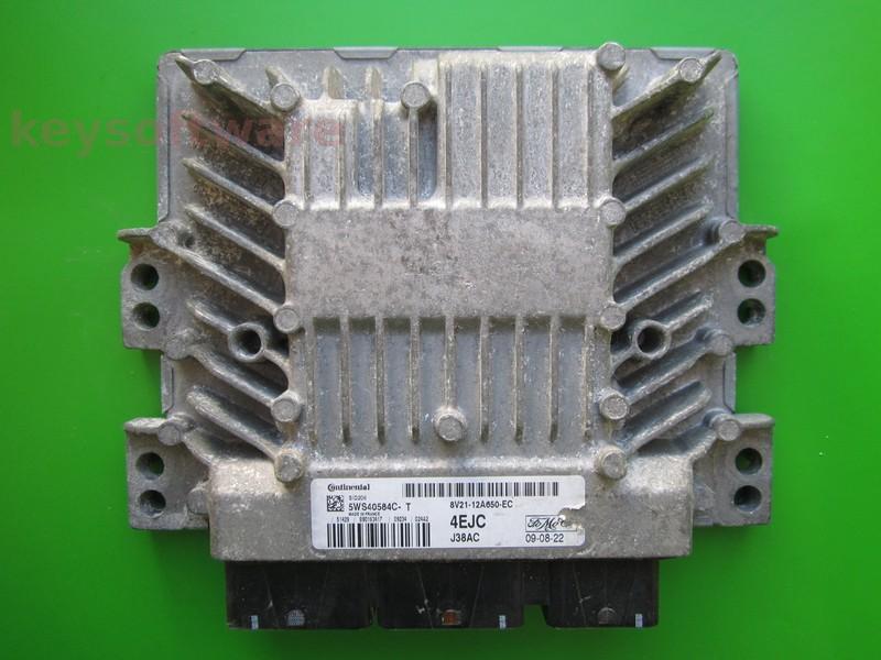 ECU Ford Fiesta 1.4TDCI 8V21-12A650-EC 5WS40584C-T SID206 }