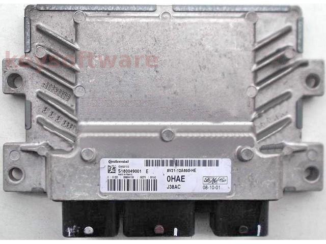 ECU Ford Fiesta 1.6 8V21-12A650-HE S180049001E EMS2103 {