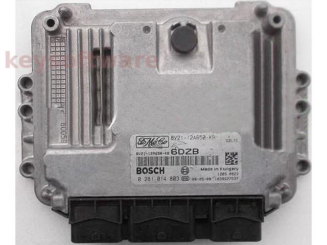 ECU Ford Fiesta 1.6TDCI 8V21-12A650-KB 0281014803 EDC16C34 {