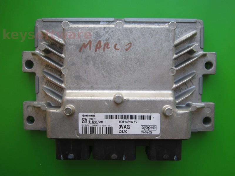 ECU Ford Fiesta 1.4 8V21-12A650-VG S180047004I EMS2102