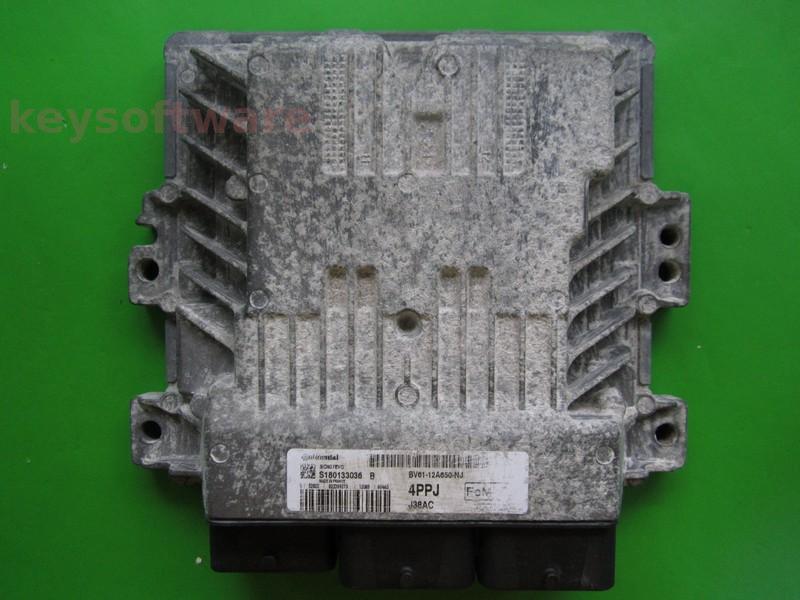 ECU Ford C-Max 1.6TDCI BV61-12A650-NJ S180133036B SID807EVO }