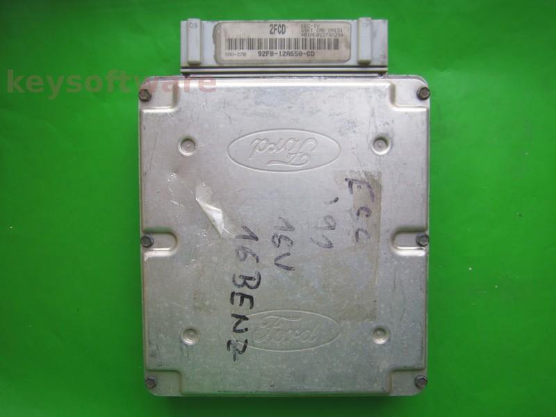 ECU Ford Escort 1.8 92FB-12A650-CD 2FCD SMO-270