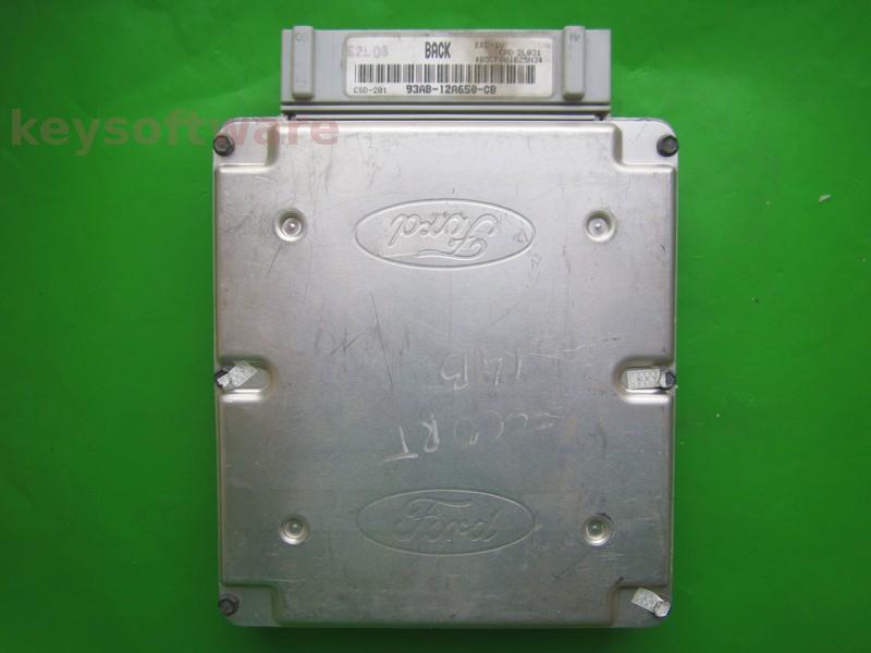 ECU Ford Escort 1.4 93AB-12A650-CB BACK CSD-201