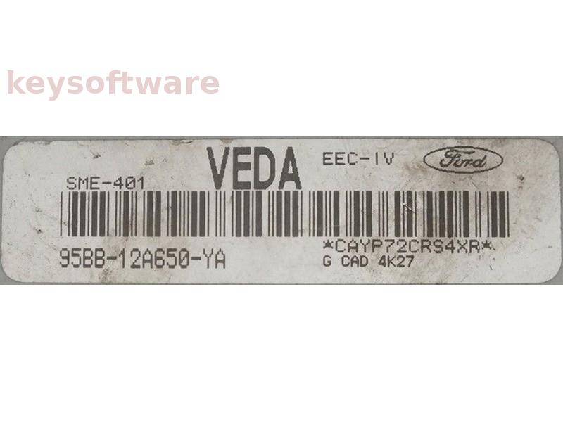 ECU Ford Mondeo 1.6 95BB-12A650-YA VEDA SME-401 {