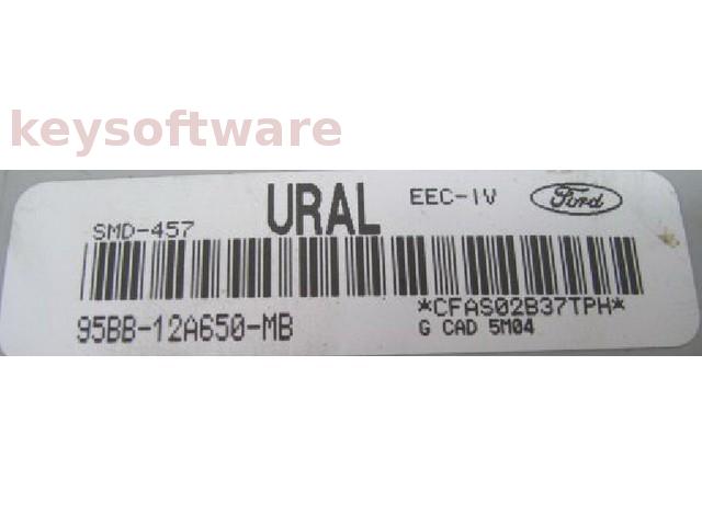 ECU Ford Mondeo 2.5 95BB-12A650-MB URAL SMD-457 {