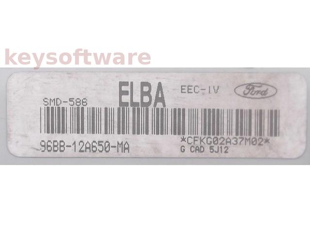 ECU Ford Mondeo 1.8 96BB-12A650-MA ELBA SMD-586 {