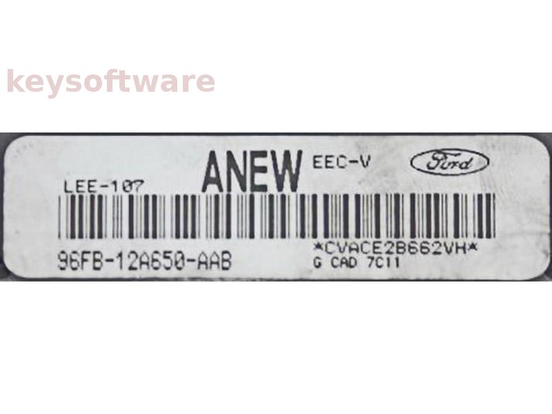 ECU Ford Fiesta 1.4 96FB-12A650-AAB ANEW LEE-107 {