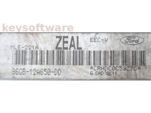 ECU Ford Scorpio 2.3 96GB-12A650-DD ZEAL MLE-221A {