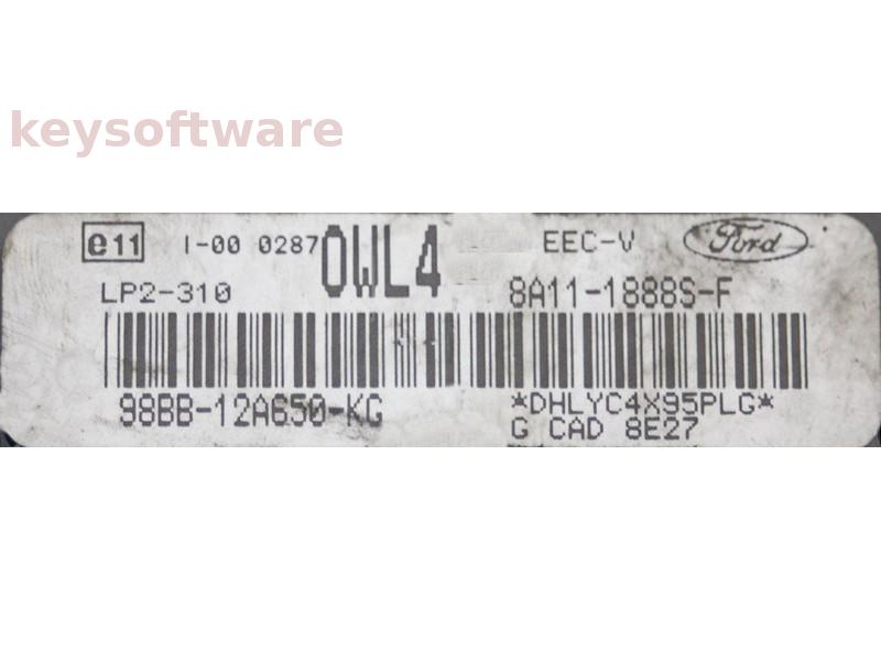 ECU Ford Mondeo 2.0 98BB-12A650-KG OWL4 LP2-310 {