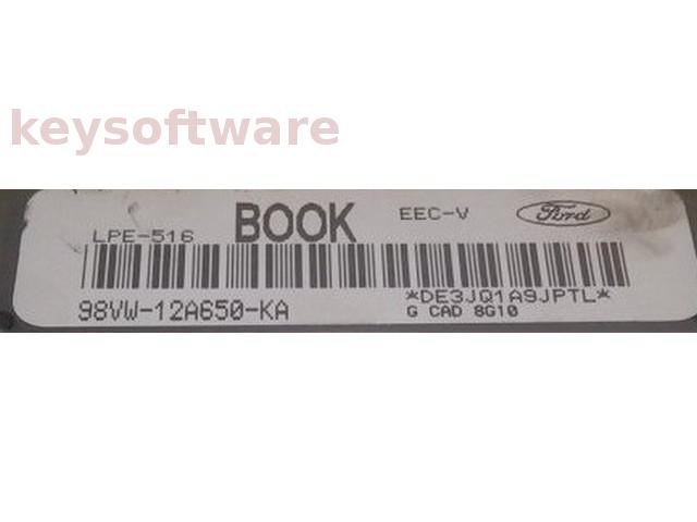 ECU Ford Galaxy 2.3 98VW-12A650-KA BOOK LPE-516 {