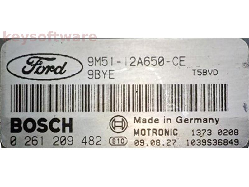 ECU Ford Focus 2.5RS 9M51-12A650-CE 0261209482 ME9.0 {+