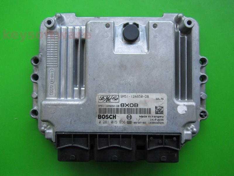 ECU Ford Fiesta 1.6TDCI 9M51-12A650-DB 0281015856 EDC16C34 {+