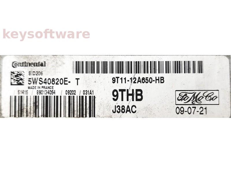ECU Ford Transit 1.8TDCI 9T11-12A650-HB 5WS40820E-T SID206 {