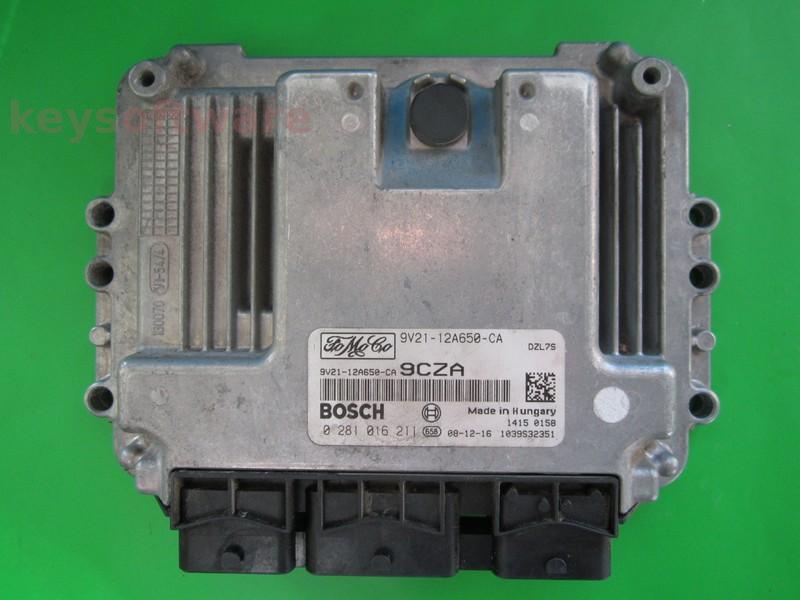 ECU Ford Fiesta 1.6TDCI 9V21-12A650-CA 0281016211 EDC16C34 {