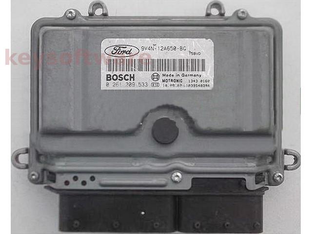 ECU Ford Kuga 2.5 9V4N-12A650-BG 0261209533 ME9.0 {