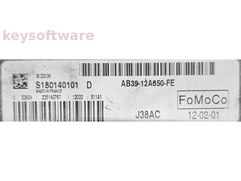 ECU Ford Ranger 3.2 AB39-12A650-FE S180140101D SID208 {