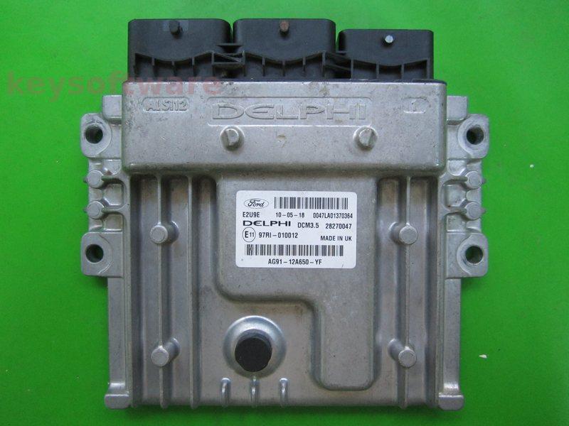 ECU Ford S-Max 2.0TDCI AG91-12A650-YF 28270047 DCM3.5