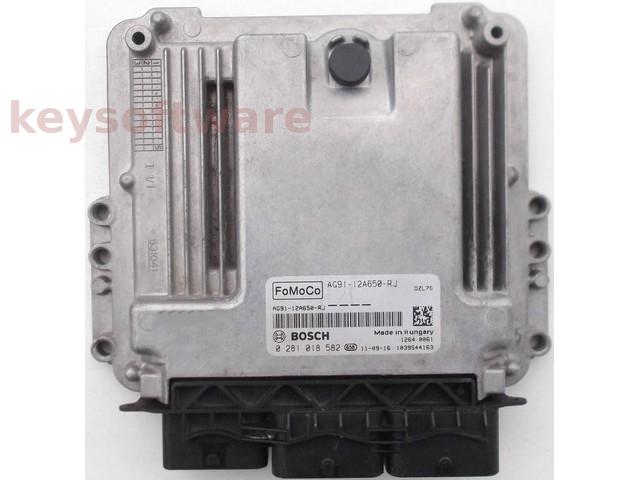 ECU Ford S-Max 2.0TDCI AG91-12A650-RJ 0281018582 EDC17CP42 {