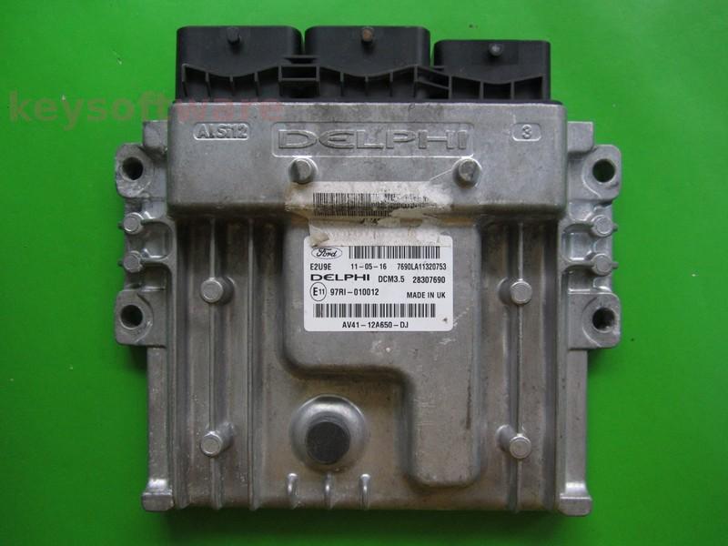 ECU Ford Kuga 2.0TDCI AV41-12A650-DJ 28307690 DCM3.5