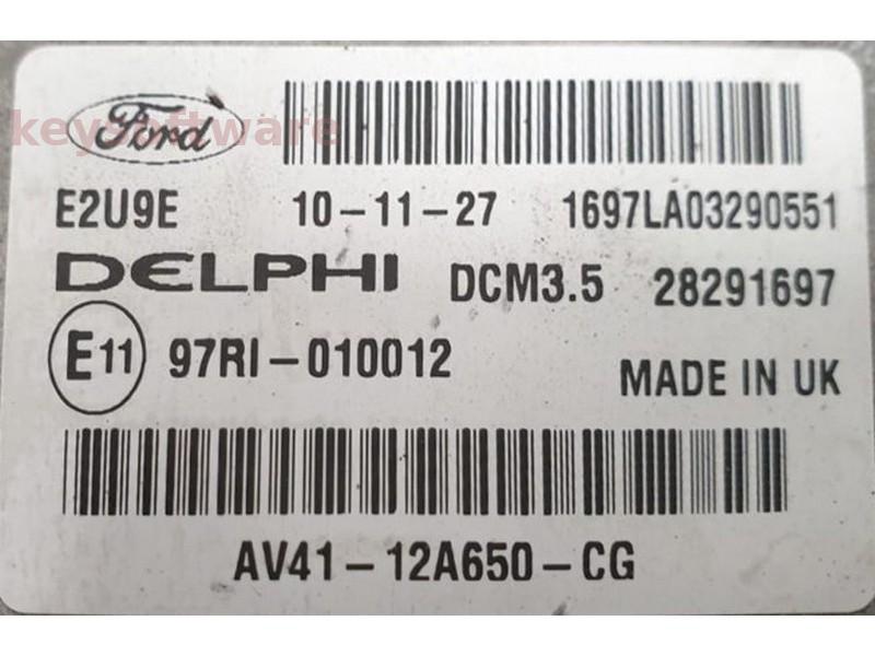 ECU Ford Kuga 2.0TDCI AV41-12A650-CG 28291697 DCM3.5 {