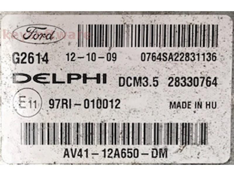 ECU Ford Kuga 2.0TDCI AV41-12A650-DM 28330764 DCM3.5 {