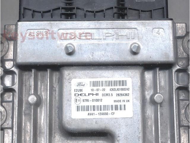 ECU Ford Kuga 2.0TDCI AV41-12A650-CF 28284362 DCM3.5 {+
