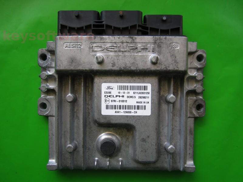 ECU Ford Kuga 2.0TDCI AV41-12A650-CH 28298211 DCM3.5 +