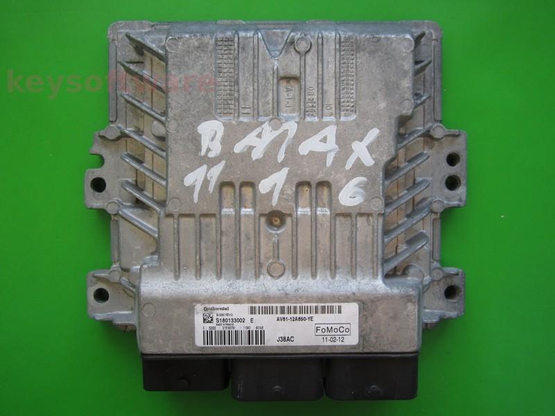 ECU Ford C-Max 1.6TDCI AV61-12A650-YE S180133002E SID807EVO