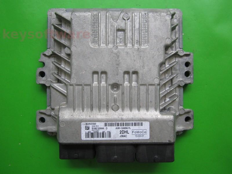 ECU Ford C-Max 1.6TDCI AV61-12A650-YL S180133044D SID807EVO }