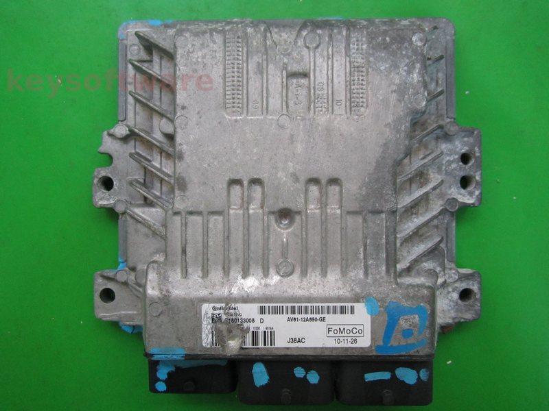 ECU Ford C-Max 1.6TDCI AV61-12A650-GE S180133008D SID807EVO }