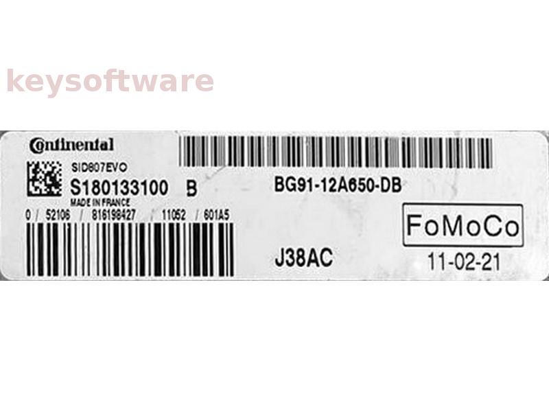 ECU Ford Mondeo 1.6TDCI BG91-12A650-DB S180133100B SID807EVO {+