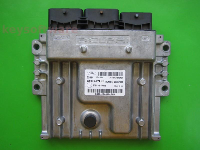 ECU Ford S-Max 2.0TDCI BG91-12A650-FHD 28362911 DCM3.5