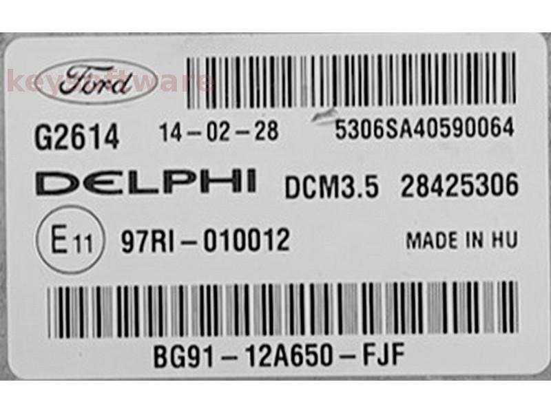 ECU Ford Mondeo 2.0TDCI BG91-12A650-FJF 28425306 DCM3.5 {