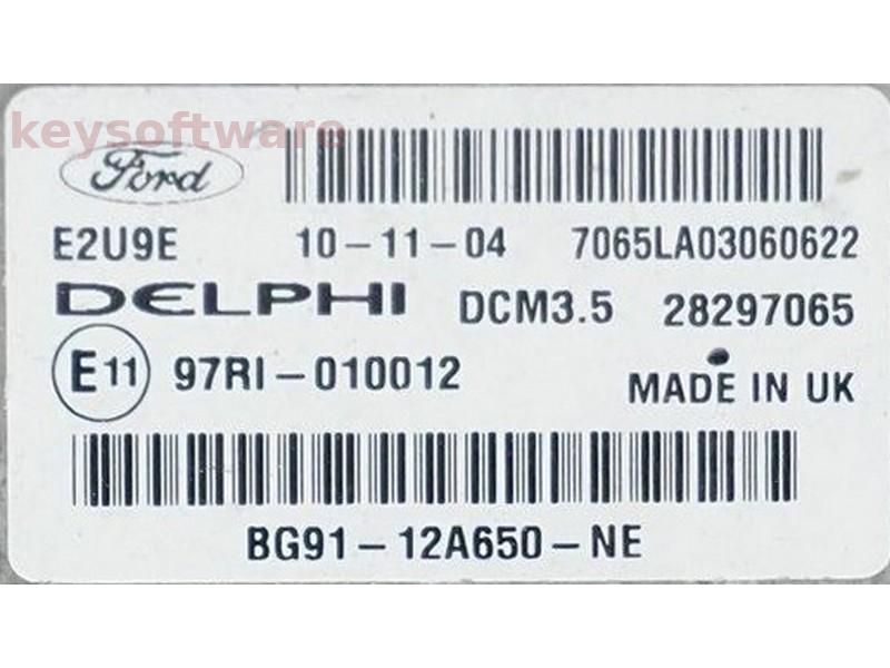ECU Ford Mondeo 2.0TDCI BG91-12A650-NE 28297065 DCM3.5 {