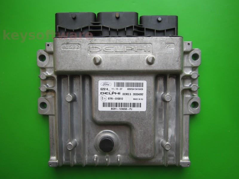 ECU Ford S-Max 2.0TDCI BG91-12A650-PJ 28334092 DCM3.5