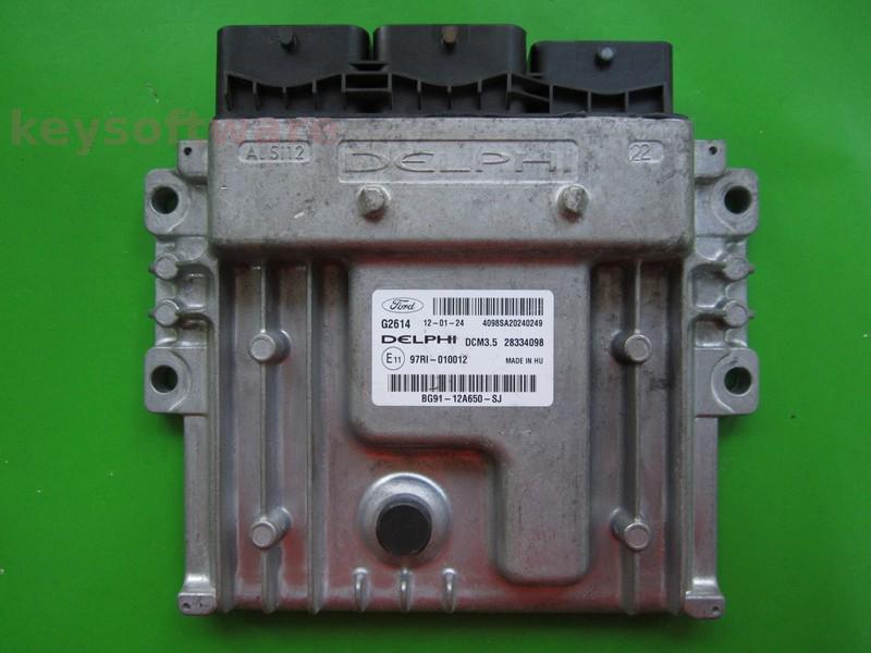 ECU Ford Mondeo 2.0TDCI BG91-12A650-SJ 28334098 DCM3.5