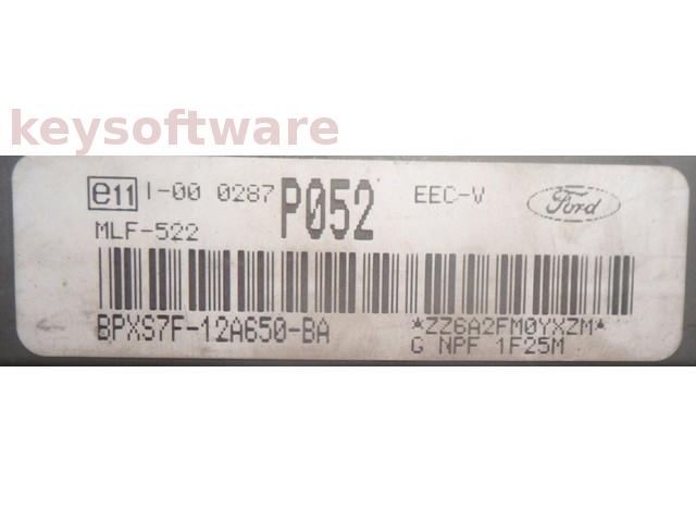 ECU Ford Cougar 2.5 XS7F-12A650-BA P052 MLF-522 {