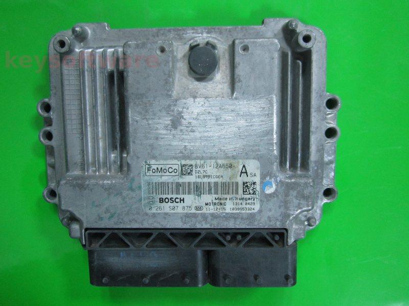 ECU Ford Focus 1.6 BV61-12A650-ASA 0261S07875 MED17.0