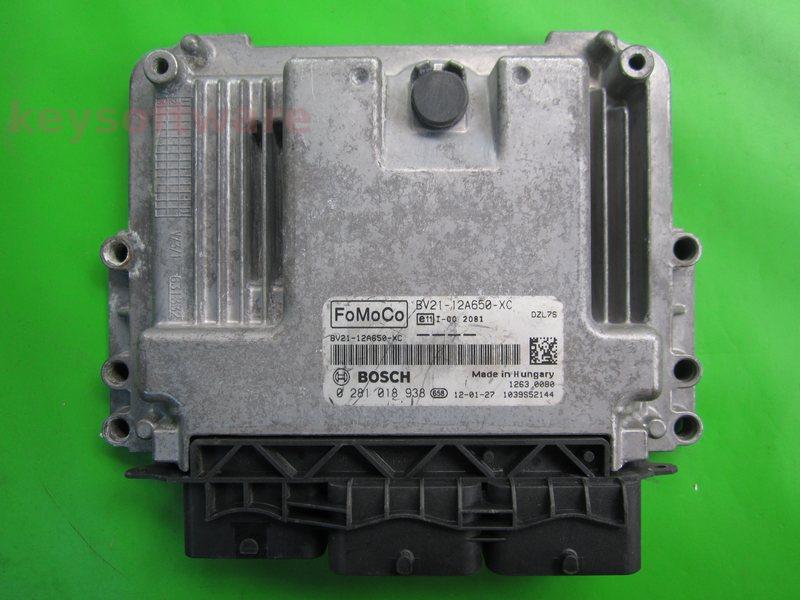 ECU Ford Fiesta 1.6TDCI BV21-12A650-XC 0281018938 EDC17C10