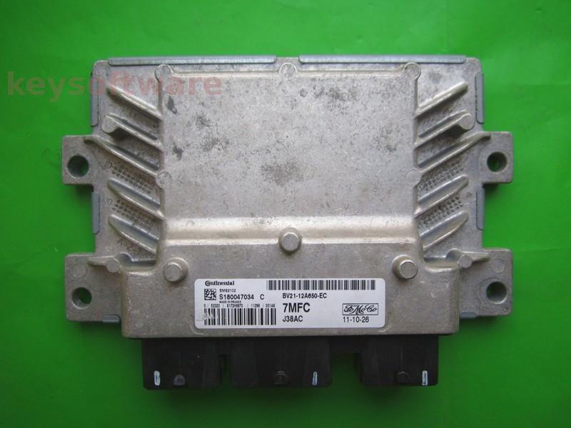 ECU Ford Fiesta 1.25 BV21-12A650-EC S180047034CEMS2102