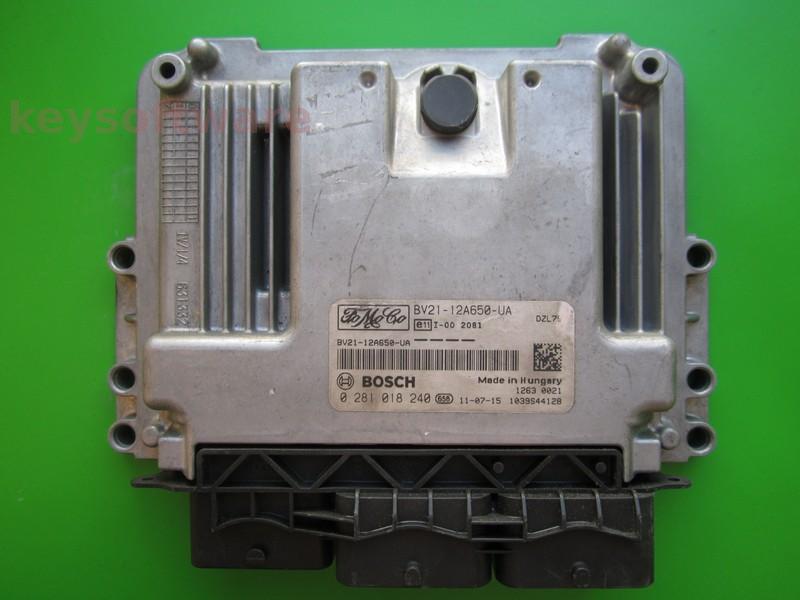 ECU Ford Focus 1.6TDCI BV21-12A650-UA 0281018240 EDC17C10