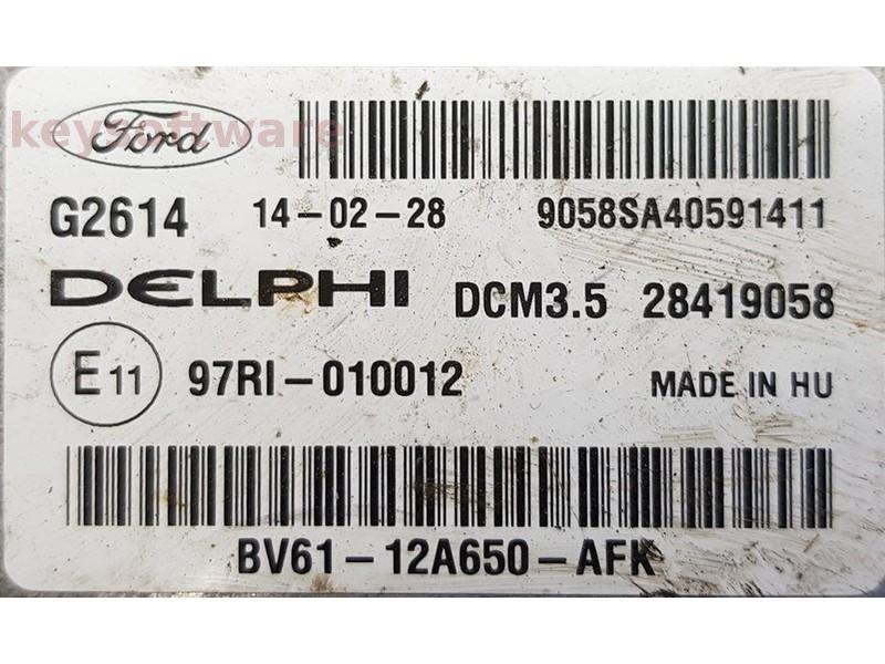 ECU Ford Focus 2.0TDCI BV61-12A650-AFK 28419058 DCM3.5 {