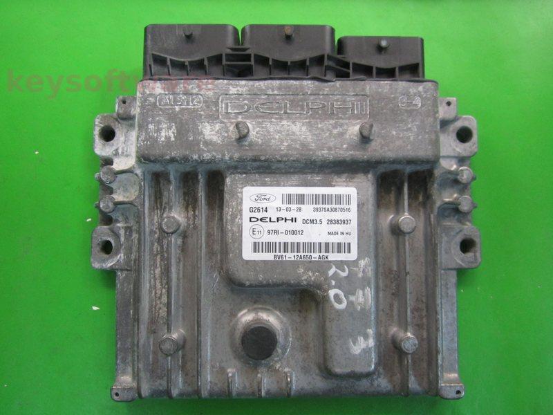 ECU Ford Focus 2.0TDCI BV61-12A650-AGK 28383937 DCM3.5 +