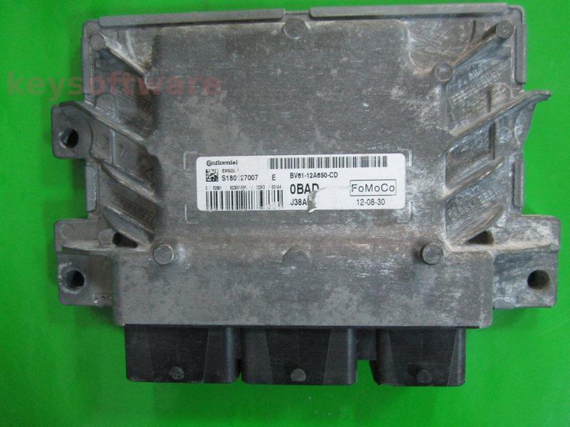 ECU Ford Focus 1.6 BV61-12A650-CD S180127007E EMS2204 }