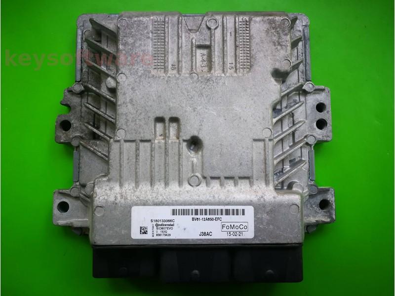 ECU Ford Focus 1.6TDCI BV61-12A650-EFC S180133066C SID807EVO {