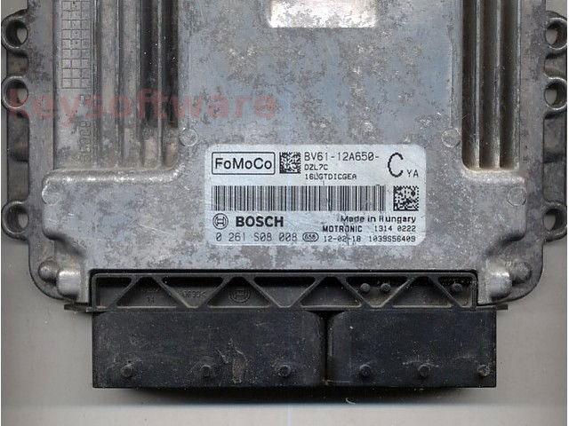 ECU Ford Focus 1.6 BV61-12A650-CYA 0261S08008 MED17.0